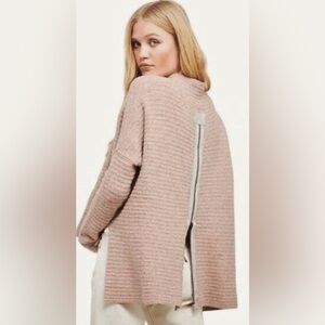 Free People Arctic Fox Zip Back Sweater Size XS